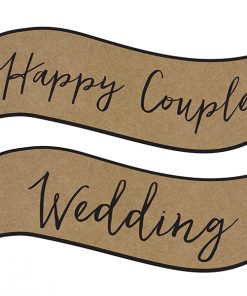 Pancarte kraft mariage