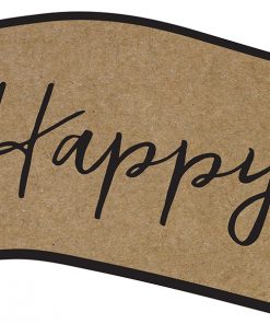 Alternative view of Pancarte kraft avec impression - lot de 2