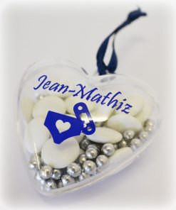 Alternative view of Coeur transparent dragées - Plexi