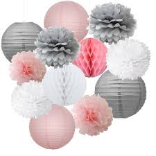 Alternative view of Lampions-Boules chinoises - Rose - 20 cm