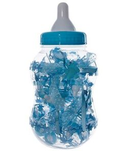 Biberon dragées bleu