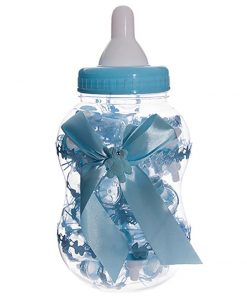 Biberon dragées bleu