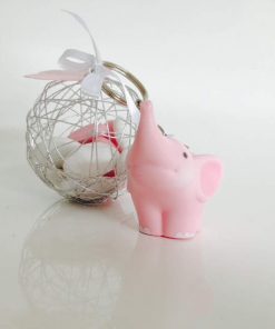 Dragées bapteme naissance elephant rose (2)