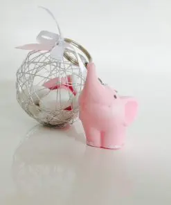 Dragées bapteme naissance elephant rose (2)