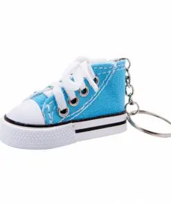 Porte clés basket bleu turquoise