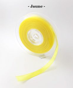 Ruban organza jaune