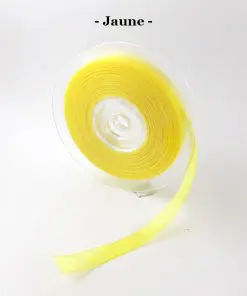 Ruban organza jaune
