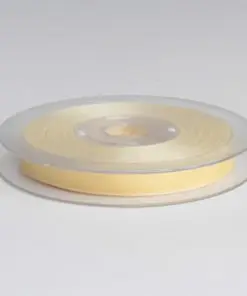 ruban organza ivoire