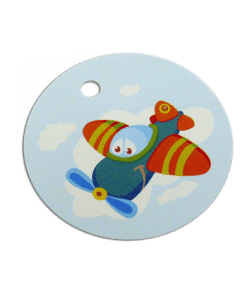 étiquette à dragées avion