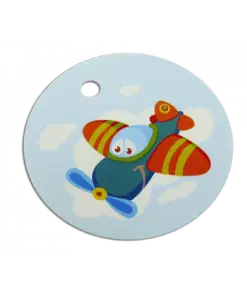 étiquette à dragées avion