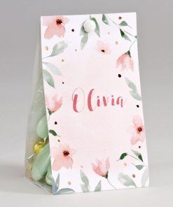 Boite a dragées peche et mint