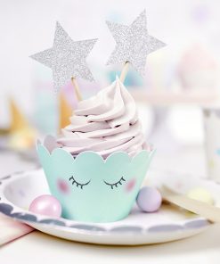 Alternative view of Contours pour cupcakes "cils" - Lot de 6