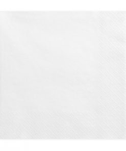 Serviette papier blanc