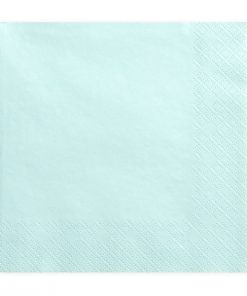 serviette bleu ciel