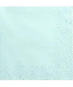 serviette bleu ciel