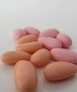 Alternative view of Dragées cœur - Pêche/Corail - 500g - Majesty