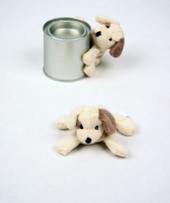 Peluche chien aimanté - Beige