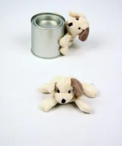 Peluche chien aimanté - Beige