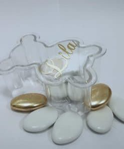 Contenant dragees ourson plexi