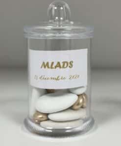 Bocal à dragées avec couvercle - Plexi