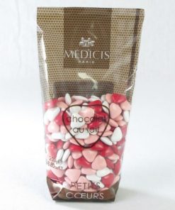 Dragées Médicis Petits cœurs rose "Pivoine" - 250 g