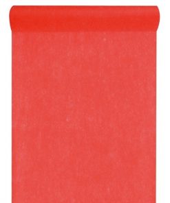 Chemin de table rouge