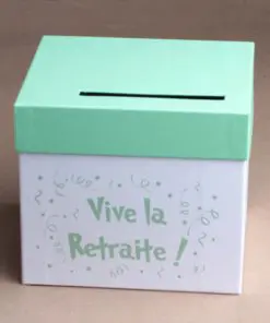 urne vive la retraite blanc/amande