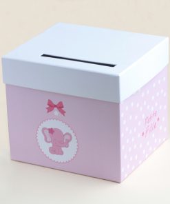 urne éléphant rose