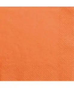 Serviette en papier orange
