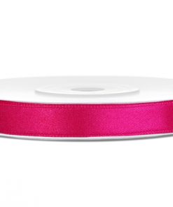 ruban satin fuchsia