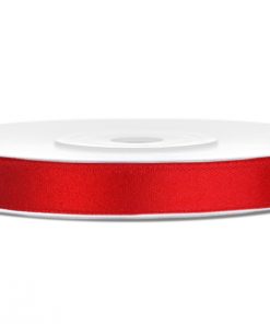 ruban satin rouge