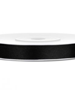 ruban satin noir