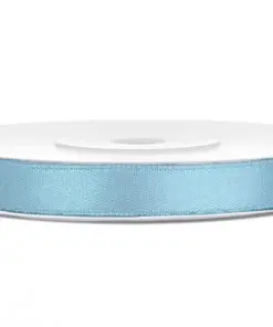Ruban satin Bleu Ciel- largeur 6mm longueur 25m