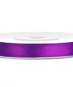 ruban satin violet