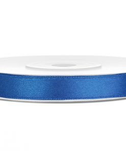 ruban satin bleu roi