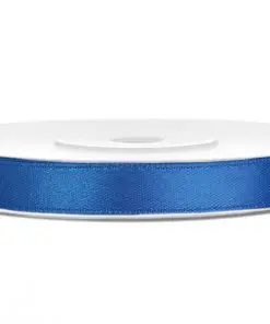 ruban satin bleu roi