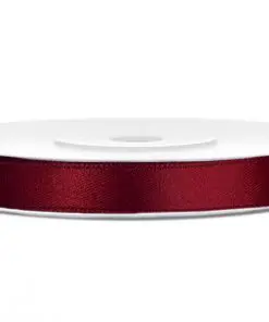 ruban satin bordeaux