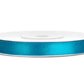 ruban satin turquoise