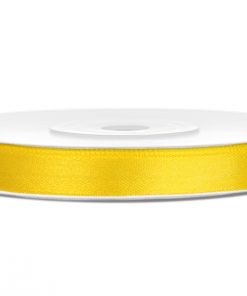ruban satin jaune