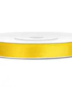 ruban satin jaune