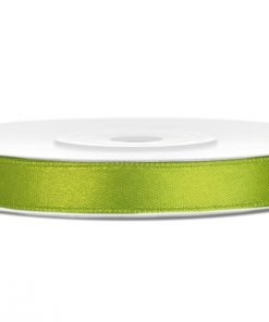 ruban satin vert anis