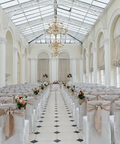 Housse de chaise blanc mariage