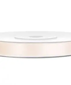 ruban satin ivoire
