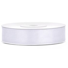 ruban satin blanc 12 mm