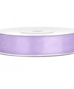 ruban satin parme 12mm