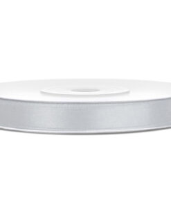 ruban satin gris clair