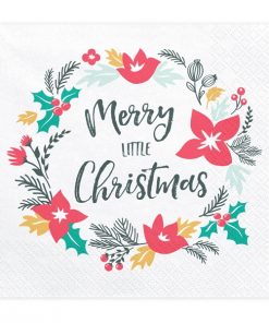 serviette en papier noel