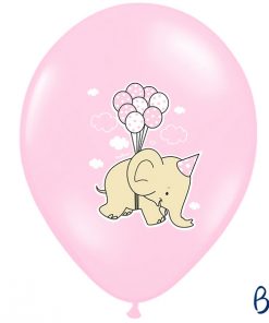 ballons rose-éléphant