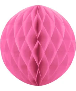 Boule alvéolée - Fuchsia - 30 cm