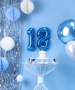 Boule alvéolee bleu ciel